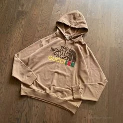Hypeyourbeast North Face X GC Hoodie Brown
