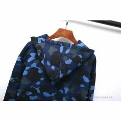 Hypeyourbeast BAPE X Bathing Ape Head Camouflage Hoodie 'BLUE' 11 Hypeyourbeast BAPE X Bathing Ape Head Camouflage Hoodie 'BLUE'