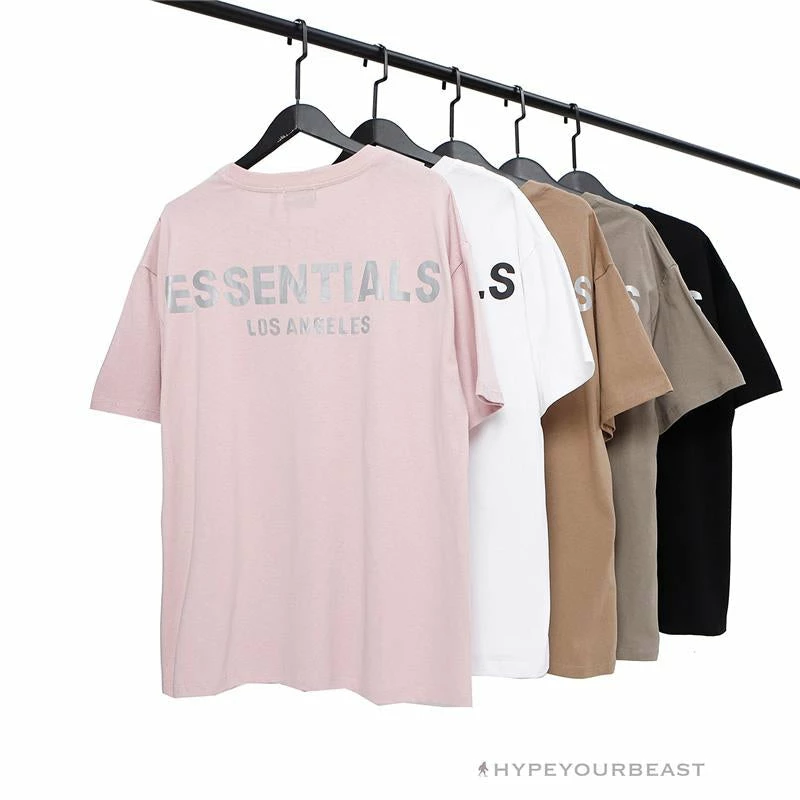 HypeYourBeast FOG Essentials Tee Shirt ‘Los Angeles’ TAUPE T-Shirts 4 HypeYourBeast FOG Essentials Tee Shirt ‘Los Angeles’ TAUPE T-Shirts
