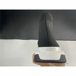 Hypeyourbeast BCG Sock Sneakers Black / White Sole Balanciaga Sock Sneakers