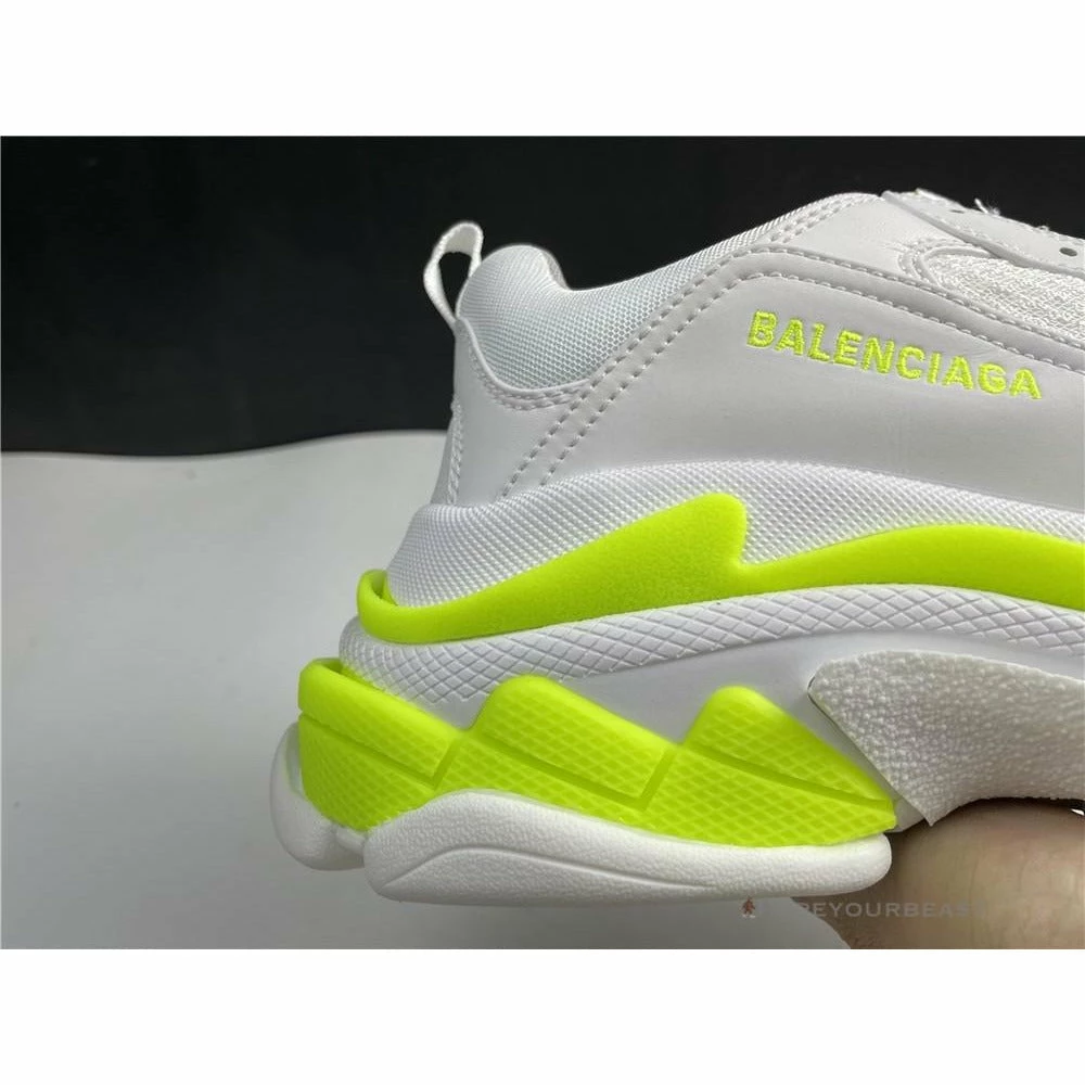 HypeYourBeast BCG Triple S White Neon Yellow Balenciaga Triple S 11 HypeYourBeast BCG Triple S White Neon Yellow Balenciaga Triple S