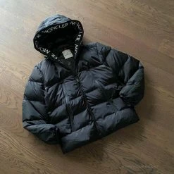 HypeYourBeast Moncler Puffer Jacket Black Hooded