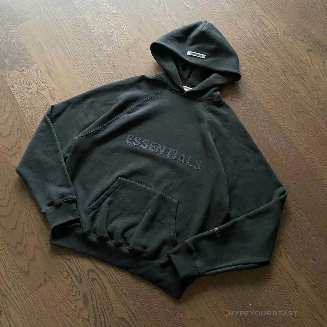 Hypeyourbeast FOG 'ESSENTIALS' Hoodie Black 3 Hypeyourbeast FOG 'ESSENTIALS' Hoodie Black