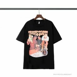Hypeyourbeast OFF-WHITE Travisscott High Street Tee Shirt'BLACK'