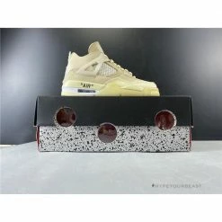 Hypeyourbeast Off White X Air Jordan 4 Sail