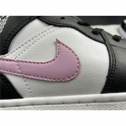 Hypeyourbeast Jordan 1 Mid White Black Light Arctic Pink