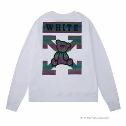 HypeYourBeast Off White Shirt Bear - White