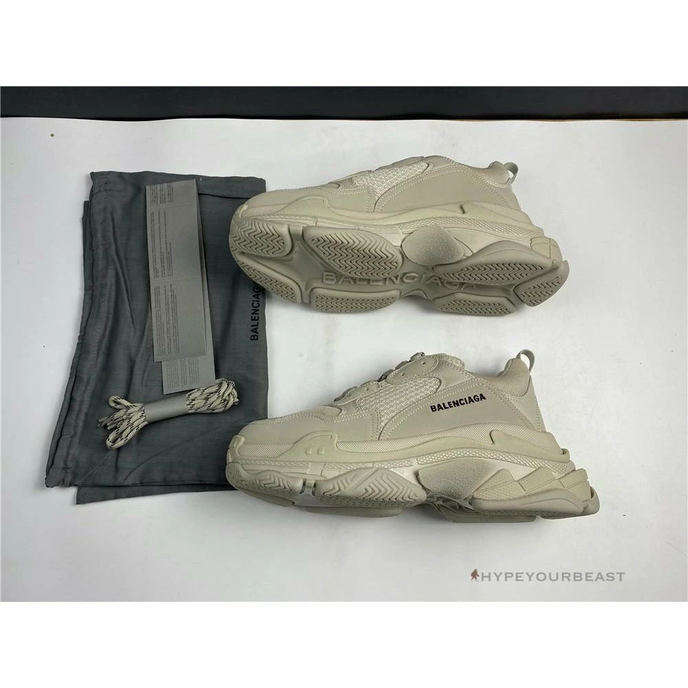 Hypeyourbeast Balenciaga Triple S BCG Triple S Beige 6 Hypeyourbeast Balenciaga Triple S BCG Triple S Beige