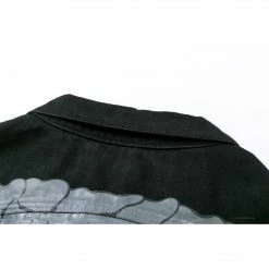 HypeYourBeast Off White Denim Black Jacket - Black Hoodies & Jackets