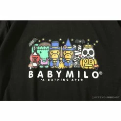Hypeyourbeast BAPE Baby Milo Halloween Tee Shirt 'BLACK'