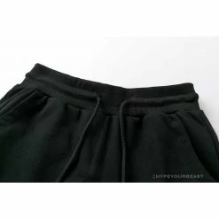 Hypeyourbeast BAPE Classic Ape Head Embroidered Standard Cotton Terry Pants 'BLACK' Clothes