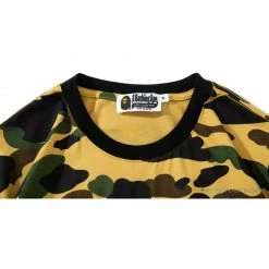 Hypeyourbeast Clothes BAPE KIDS Color Ape Head Camouflage Tee Shirt 'YELLOW' 20 Hypeyourbeast Clothes BAPE KIDS Color Ape Head Camouflage Tee Shirt 'YELLOW'