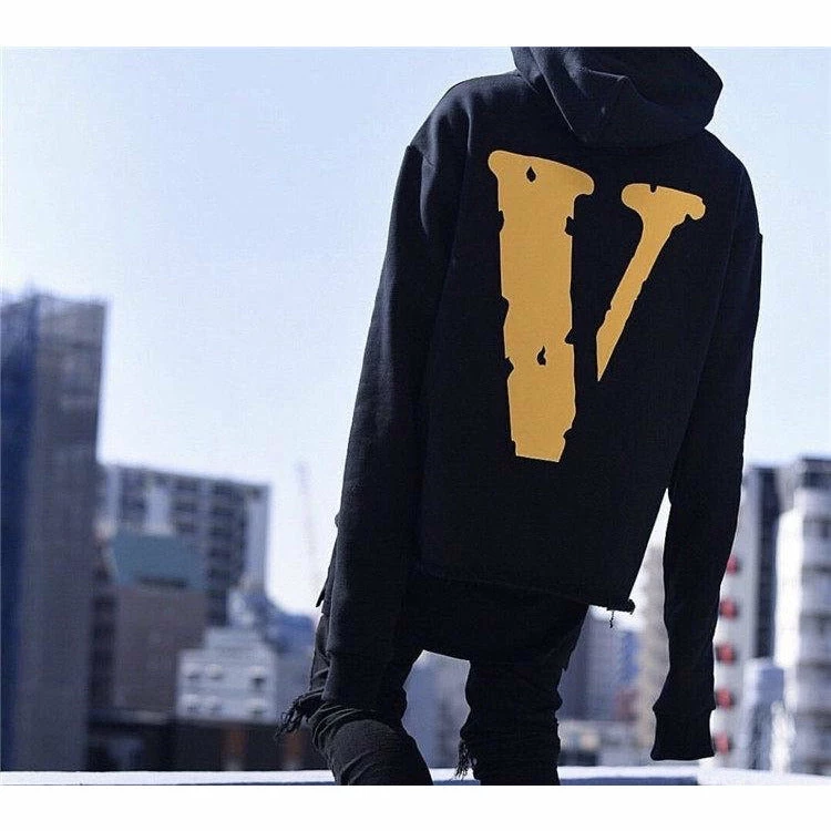 HypeYourBeast Hoodies & Jackets Vlone Yellow And Black Friends Hoodie 9 HypeYourBeast Hoodies & Jackets Vlone Yellow And Black Friends Hoodie