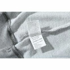 Hypeyourbeast BAPE X RUSSELL ATHLETIC Joint Pullover Long Sleeve Shirt 'GREY'