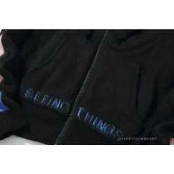 HypeYourBeast Off White Hoodie Blue Pink Hoodies & Jackets