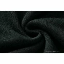 Hypeyourbeast BAPE Classic Ape Head Embroidered Standard Cotton Terry Hoodie 'BLACK' Clothes