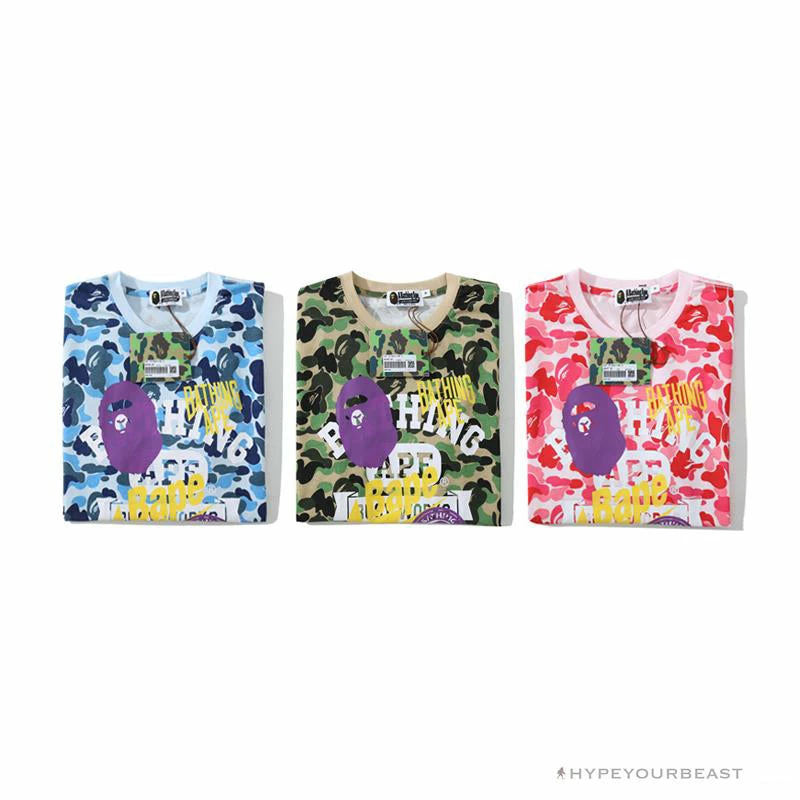 Hypeyourbeast BAPE Ape Head Star Camouflage Shading Tee Shirt 'GREEN' 6 Hypeyourbeast BAPE Ape Head Star Camouflage Shading Tee Shirt 'GREEN'