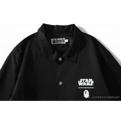 Hypeyourbeast Clothes BAPE X Star Wars Collaboration Windbreaker Jacket 'BLACK'