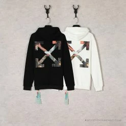 HypeYourBeast Off White Hoodie Skull Black