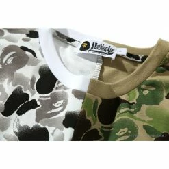 Hypeyourbeast BAPE Chinese Style Ink 10th Anniversary Camouflage Tee Shirt 'Green & White' Clothes