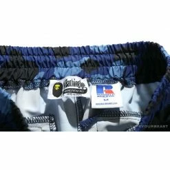 Hypeyourbeast Clothes BAPE X RUSSELL ATHLETIC Drawstring Camouflage Pants 'BLUE' 16 Hypeyourbeast Clothes BAPE X RUSSELL ATHLETIC Drawstring Camouflage Pants 'BLUE'