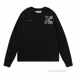 HypeYourBeast Off White Shirt Bear - Black Shirts