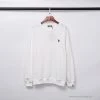 Hypeyourbeast BAPE Classic Ape Head Embroidered Long Sleeve Shirt 'WHITE' Clothes