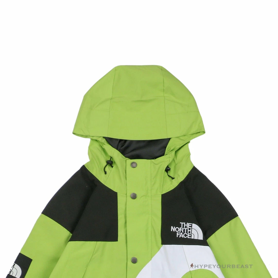 HypeYourBeast Supreme X TNF Logo Mountain Jacket Green 2 HypeYourBeast Supreme X TNF Logo Mountain Jacket Green