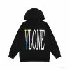 HypeYourBeast Vlone Hoodie Blue Yellow Logo (Black)