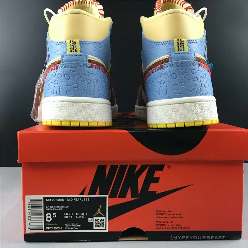 Hypeyourbeast Air Jordan 1 Mid SE Fearless Maison Chateau Rouge 6 Hypeyourbeast Air Jordan 1 Mid SE Fearless Maison Chateau Rouge