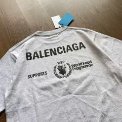 Hypeyourbeast BCG Support Word Food Programme Tee Shirt Grey