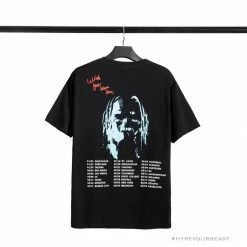 Hypeyourbeast OFF-WHITE Travis Scott Cactus Jack Astroworld Tee Shirt 'BLACK'