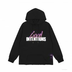 HypeYourBeast Vlone Hoodie Black Good Intention