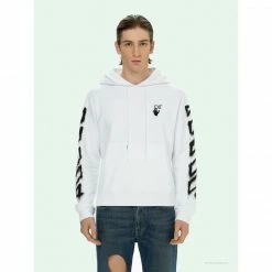 HypeYourBeast Off White Hoodie White BC Hoodies & Jackets