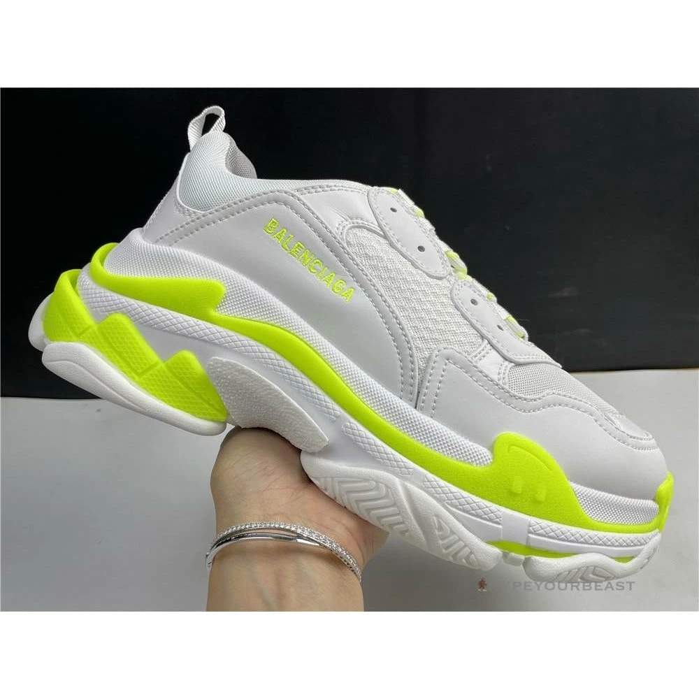 HypeYourBeast BCG Triple S White Neon Yellow Balenciaga Triple S 12 HypeYourBeast BCG Triple S White Neon Yellow Balenciaga Triple S
