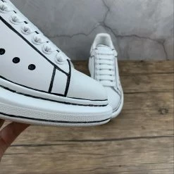 HypeYourBeast Alexander McQueen White / Black Outline