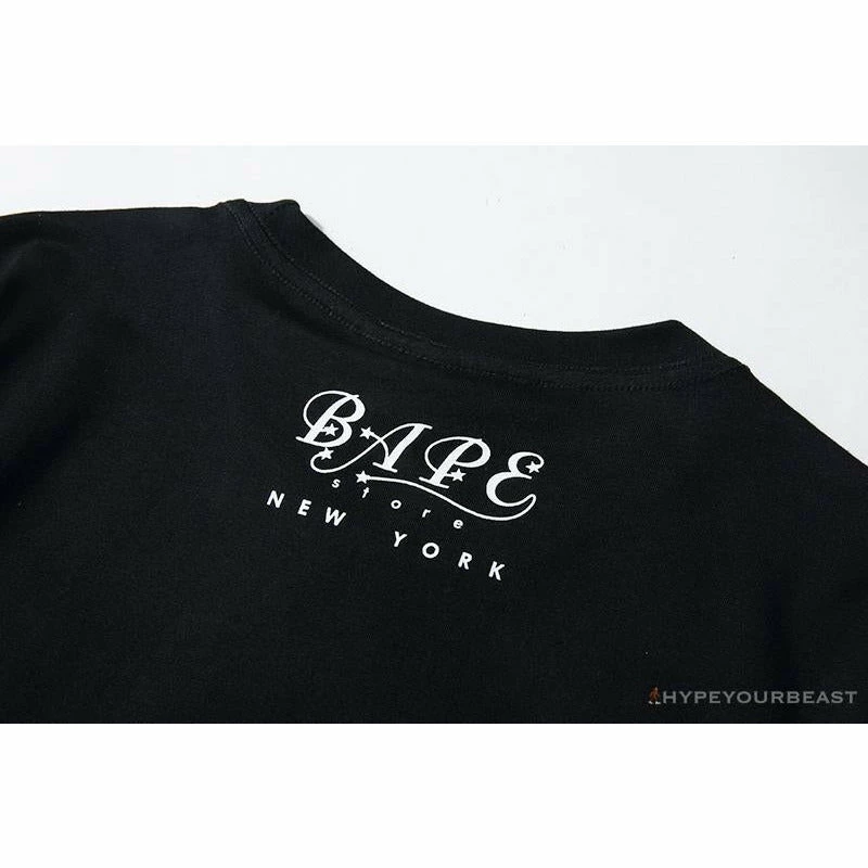 Hypeyourbeast Clothes BAPE NYC New York Limited Purple Camouflage Ape Head Tee Shirt 'BLACK' 10 Hypeyourbeast Clothes BAPE NYC New York Limited Purple Camouflage Ape Head Tee Shirt 'BLACK'