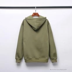 Hypeyourbeast BAPE X Bathing Ape Head Hoodie 'ARMY GREEN'