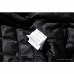 Hypeyourbeast BAPE Embroidered STA Star Stitched Woolen Baseball Jacket 'BLACK'