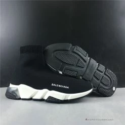 Hypeyourbeast Balenciaga BCG Sock Sneakers Clear Sole - Black