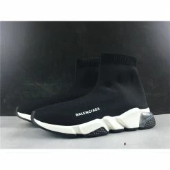 Hypeyourbeast Balenciaga BCG Sock Sneakers Clear Sole - Black