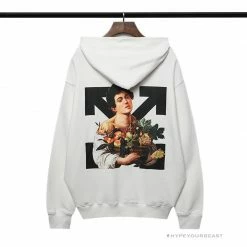 HypeYourBeast Off White Hoodie White Fruits