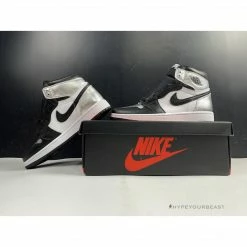Hypeyourbeast Air Jordan 1 Retro High Silver Toe