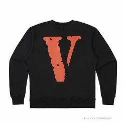 HypeYourBeast Vlone Orange Shirt - Black