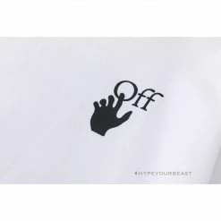 HypeYourBeast Off-White Hoodie Hallow White Hoodies & Jackets