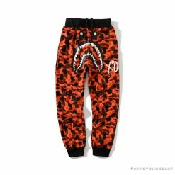 Hypeyourbeast BAPE X XO Camouflage Red Pants Clothes