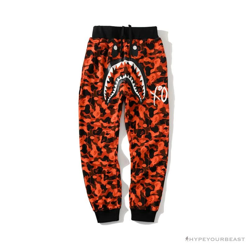 Hypeyourbeast BAPE X XO Co-Branded Camouflage Pants 'RED' Clothes 1 Hypeyourbeast BAPE X XO Co-Branded Camouflage Pants 'RED' Clothes