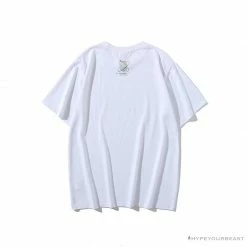 Hypeyourbeast BAPE Universe Solar System Ape Man Head Tee Shirt 'WHITE'