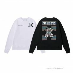 HypeYourBeast Off White Shirt Bear - White