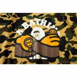 Hypeyourbeast Clothes BAPE KIDS Elbow Hug Gorilla Camouflage Tee Shirt 'YELLOW' 21 Hypeyourbeast Clothes BAPE KIDS Elbow Hug Gorilla Camouflage Tee Shirt 'YELLOW'